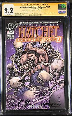 Ss Cgc Adam Green's Hatchet Halloween VI Signé Adam Goldberg G. O. Parsons