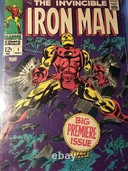 Stan Lee Signé Autographed Iron Man #1 Comic Book Cgc 4.0 Signature Series