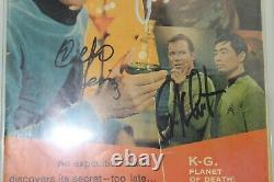 Star Trek #1 Gold Key Cgc 4.0 Ss Signature Series (x4) Shatner Nimoy Nichols +