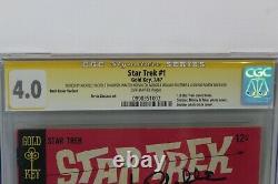 Star Trek #1 Gold Key Cgc 4.0 Ss Signature Series (x4) Shatner Nimoy Nichols +