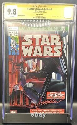 Star Wars #1 Facsimilé CGC SS 9,8 SIGNÉ Mike Mayhew ? Couverture Vader
