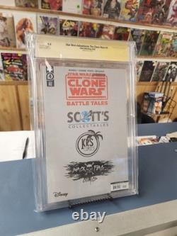 Star Wars Aventures Les Guerres Cloniques #4. Série de signatures CGC 9.8 Signé &