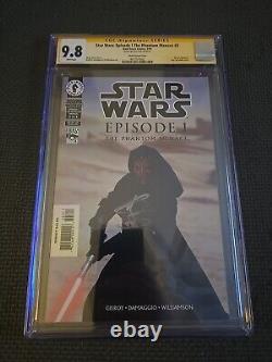 Star Wars Épisode I La Menace Fantôme #3 (1999) CGC 9.8 SÉRIE DE SIGNATURES Ray Park