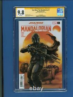 Star Wars Le Mandalorien #1 CGC 9.8 SS Série Signature Sigby Georges Jeanty