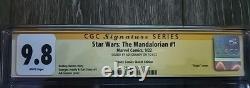 Star Wars Mandalorian #1 Virgin SKETCH CGC 9.8 SS SDCC 2022 Adi Granov SIGNÉ