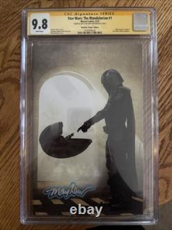 Star Wars The Mandalorian n°1 Mike Mayhew CGC 9,8 Signature Series