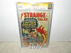 Strange Tales #114 Cgc 5.0 Série De Signatures 1963 Signée Stan Lee Et Dick Ayers