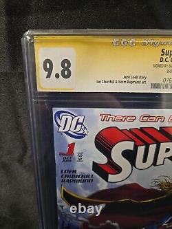 SuperGirl #1 Série de signatures CGC Noté 9.8 D. C Signé Ian Churchill 1ère couverture