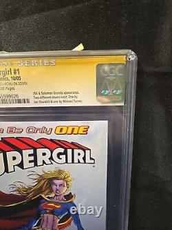 SuperGirl #1 Série de signatures CGC Noté 9.8 D. C Signé Ian Churchill 1ère couverture