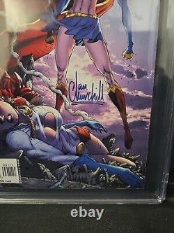 SuperGirl #1 Série de signatures CGC Noté 9.8 D. C Signé Ian Churchill 1ère couverture