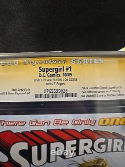 SuperGirl #1 Série de signatures CGC Noté 9.8 D. C Signé Ian Churchill 1ère couverture