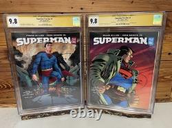 Superman Année Un #1 & #2 CGC Série Signature 9.8 Signé par Frank Miller NM/MT