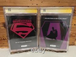 Superman Année Un #1 & #2 CGC Série Signature 9.8 Signé par Frank Miller NM/MT
