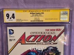 Superman dans Action Comics #35 Variante CGC SIGNATURE Series par Neal Adams 9.4 NM