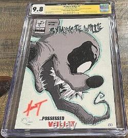 Symbiote Willie Couverture en Cuir AP8 CGC SS 9.8 SIGNÉE PAR MARAT