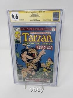 TARZAN #1 CGC 9.6 SS Signé Roy Thomas (16/12/20) Marvel 1977 John Buscema