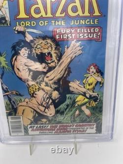 TARZAN #1 CGC 9.6 SS Signé Roy Thomas (16/12/20) Marvel 1977 John Buscema