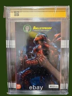 TMNT Le Dernier Ronin #5 CGC 9.8 SS Signé avec Dessin Quah Michelangelo