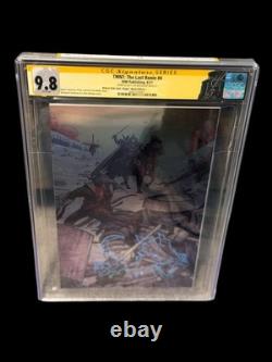 TMNT The Last Ronin #4 CGC 9.8 Série Signature Ben Bishop Variante Métal Sketch