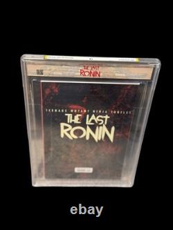TMNT The Last Ronin #4 CGC 9.8 Série Signature Ben Bishop Variante Métal Sketch