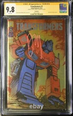 TRANSFORMERS #1 CGC SS 9.8 Série de signatures signée par Daniel Warren Johnson Finition en foil