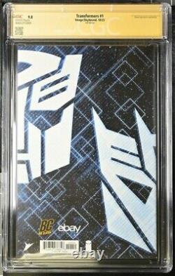 TRANSFORMERS #1 CGC SS 9.8 Série de signatures signée par Daniel Warren Johnson Finition en foil