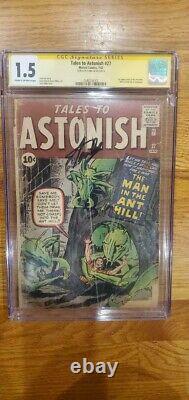 Tales To Astonish #27 1er Ant-man 01/62 Cgc 1.5 Ss Signature Series Stan Lee