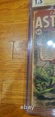 Tales To Astonish #27 1er Ant-man 01/62 Cgc 1.5 Ss Signature Series Stan Lee