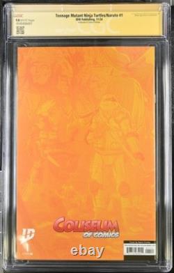 Teenage Mutant Ninja Turtles/Naruto #1 Série Signature Aaron Conley CGC 9.8