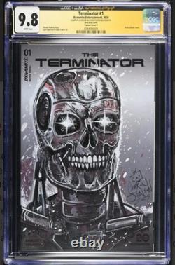 Terminator n° 1 CGC 9.8 JSA – Dessin intégral et signature de Camron Johnson