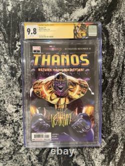Thanos #1 CGC 9.8 SS Leinil Francis Yu Nouvelle Étiquette Personnalisée Thanos