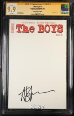 The Boys #1 Édition Croquis CGC Signature Series 9.9 MINT Signé Antony Starr