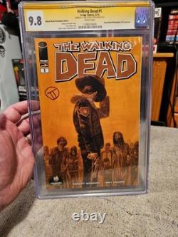 The Walking Dead #1 Philadelphia Comic Con Excl SÉRIE DE SIGNATURE CGC 9.8 Tedesco