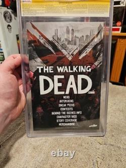 The Walking Dead #1 Philadelphia Comic Con Excl SÉRIE DE SIGNATURE CGC 9.8 Tedesco