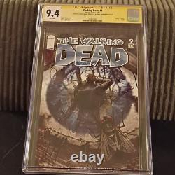 The Walking Dead #9 CGC 9,4 Signature Series signé par Kirkman et Adlard