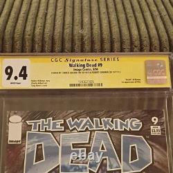 The Walking Dead #9 CGC 9,4 Signature Series signé par Kirkman et Adlard