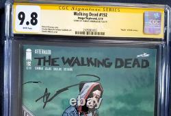 The translation of this title in French is: 'Walking Dead Clé #192 CGC 9.8 Série Signature 1ère Édition Robert Kirkman'