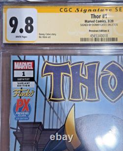 Thor 1 Édition Variante Funko Thor Lgcy 727 Série Signature 9.8 Donny Cates