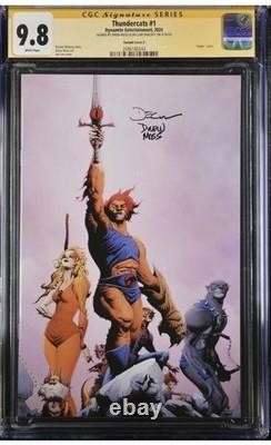 Thundercats #1 Couverture Variante Z CGC SS 9.8 Double Signé Moss, Shalvey