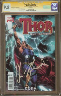 Tonnerre Premier Thunder #1 CGC 9.8 Série Signature SS Signé CHRIS HEMSWORTH