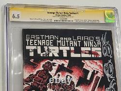 Tortues Ninja Mutantes Pour Adolescents #1 Cgc 6.5 Série De Signatures 1ère Impression 1ère Tmnt 1984