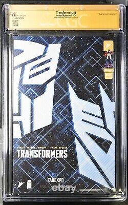 Transformers #1 (2024) Foil CGC 9.8 Signature Series signé par Jonboy Meyers