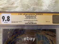 Transformers n°1 (2024) édition foil CGC 9,8 Signature Series signé par Jonboy Meyers