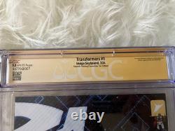 Transformers n°1 (2024) édition foil CGC 9,8 Signature Series signé par Jonboy Meyers
