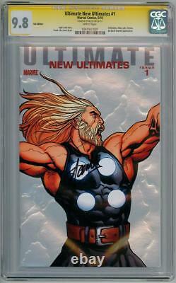 Ultimate New Ultimates #1 Cgc 9.8 Série De Signatures Signée Stan Lee Thor Film