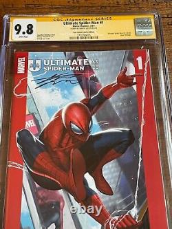 Ultimate Spider-man #1 Cgc Ss 9.8 Inhyuk Lee Signé Hommage Variant Hommage 2024