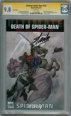 Ultimate Spider-man #160 Variante De Vente Au Détail Cgc 9,8 Série Signature Stan Lee Marvel