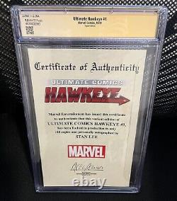 Ultime Hawkeye #1 CGC SS 9.2 signé par Stan Lee ! Série Signature. Rare ! Marvel