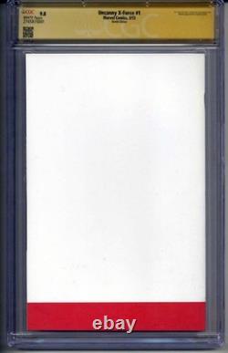 Uncanny X-Force n° 1 CGC 9,8 SS signé par Eddie Nunez – couverture avec croquis original de Deadpool