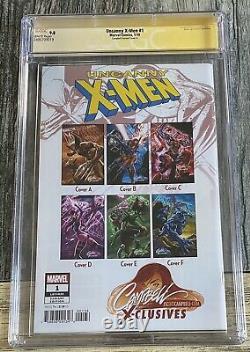 Uncanny X-men #1- Campbell Variante Cgc Série Signature 9.8 Scott Campbell